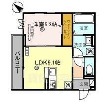 サニーグリーン  ｜ 大阪府泉大津市東助松町１丁目（賃貸アパート1LDK・3階・38.08㎡） その2