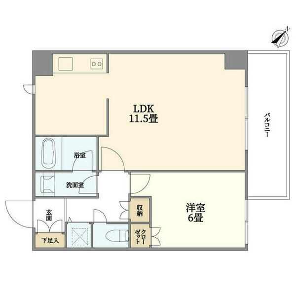 レジディア文京音羽 111｜東京都文京区大塚５丁目(賃貸マンション1LDK・1階・42.90㎡)の写真 その2