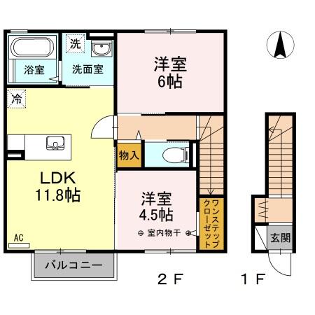 同じ建物の物件間取り写真 - ID:207001151171