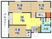 北九州市小倉南区北方３丁目 2階建 築42年のイメージ