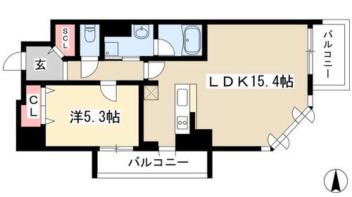 同じ建物の物件間取り写真 - ID:223032711460