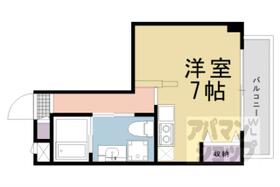 京都府京都市左京区下鴨夜光町（賃貸マンション1R・3階・17.81㎡） その2