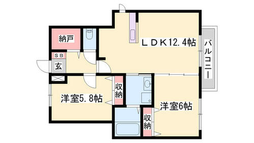 同じ建物の物件間取り写真 - ID:228048773165