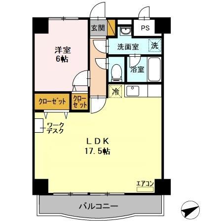 グレイスフルツツイ 406｜千葉県千葉市緑区おゆみ野南２丁目(賃貸マンション1LDK・4階・52.33㎡)の写真 その2