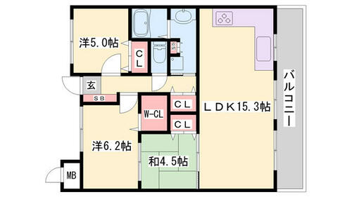 同じ建物の物件間取り写真 - ID:228049213471