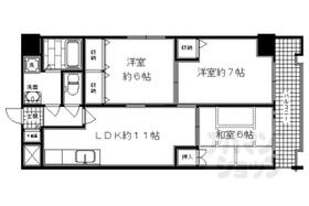 ミルウィンドウ 202 ｜ 京都府京都市下京区五条通新町西入西錺屋町（賃貸マンション3LDK・2階・65.83㎡） その2