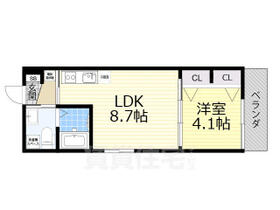 Ｆｍａｉｓｏｎ　ＦＩＮＯ  ｜ 大阪府大阪市住吉区遠里小野４丁目（賃貸アパート1LDK・3階・30.35㎡） その2