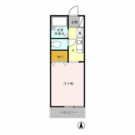 セジュール西春 103｜愛知県北名古屋市弥勒寺東２丁目(賃貸アパート1K・1階・20.00㎡)の写真 その2