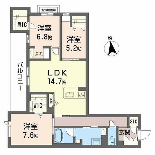 メゾンディー0405の間取り