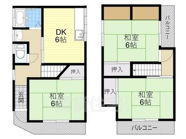 間取り：227095290162