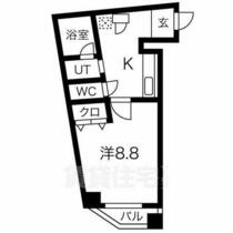 愛知県名古屋市瑞穂区洲山町１丁目（賃貸マンション1K・2階・25.08㎡） その2