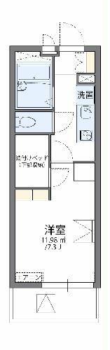 埼玉県八潮市大字鶴ケ曽根(賃貸マンション1K・3階・20.81㎡)の写真 その2