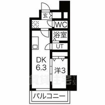 メイクスＷアート名駅南３  ｜ 愛知県名古屋市中村区名駅南５丁目（賃貸マンション1DK・8階・25.58㎡） その2