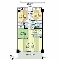 サーパス県庁通り  ｜ 徳島県徳島市万代町５丁目（賃貸マンション3LDK・2階・77.98㎡） その2