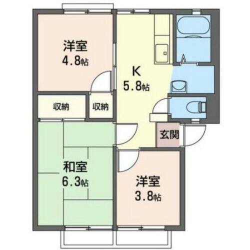 同じ建物の物件間取り写真 - ID:212038205390