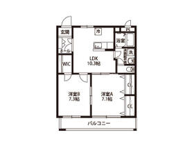 クワイエットヒルズ２ 203 ｜ 長野県上伊那郡南箕輪村－（賃貸マンション2LDK・2階・59.04㎡） その2