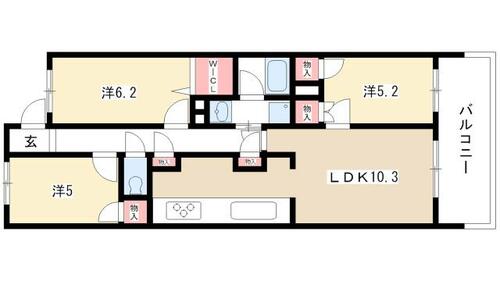 同じ建物の物件間取り写真 - ID:223032403662