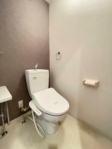 画像6:白くてピカピカのトイレですね。癒しの空間になりそう。