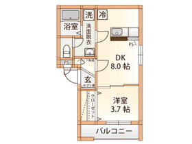 エストパルク本郷 102 ｜ 長野県長野市三輪３丁目（賃貸マンション1LDK・1階・31.62㎡） その2