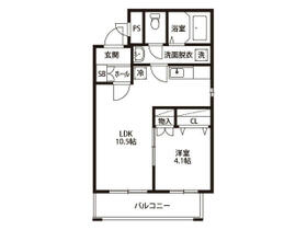 フェリーチェ 301 ｜ 長野県伊那市西春近（賃貸マンション1LDK・3階・36.00㎡） その2