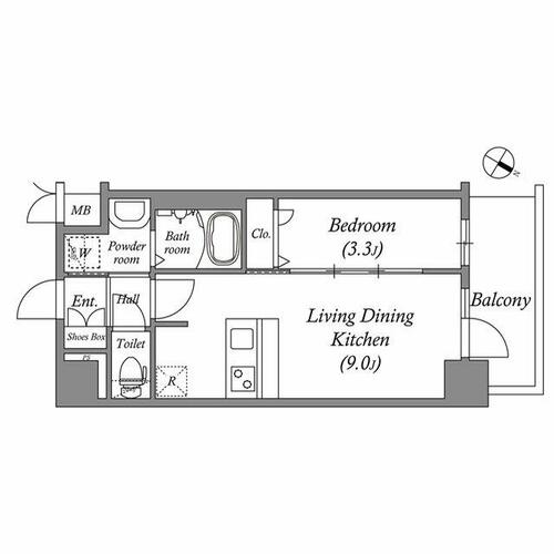 同じ建物の物件間取り写真 - ID:228050370910