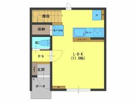 ツインベルクＢ棟 B-2 ｜ 石川県金沢市黒田１丁目（賃貸アパート2LDK・1階・54.60㎡） その1