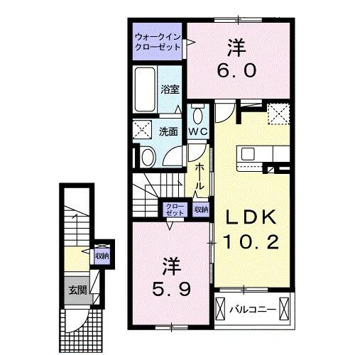 同じ建物の物件間取り写真 - ID:228050510799