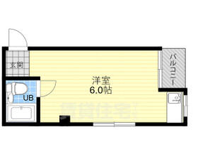 大阪府大阪市淀川区宮原１丁目（賃貸マンション1R・4階・16.00㎡） その2