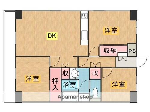 同じ建物の物件間取り写真 - ID:209005394326