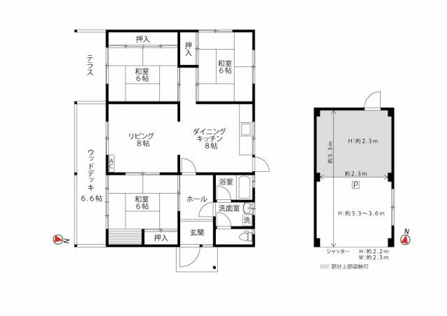 富山県富山市の一戸建て | 500万円 | 4DK | 364.86m² | Akiyama house finder