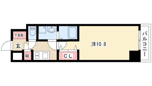 パークビラ瑞穂 203｜愛知県名古屋市瑞穂区内方町２丁目(賃貸マンション1K・2階・30.90㎡)の写真 その2