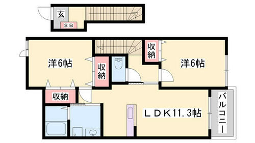 同じ建物の物件間取り写真 - ID:228048944037