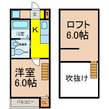 アルテーシア 101｜愛知県名古屋市天白区野並２丁目(賃貸アパート1SK・1階・18.91㎡)の写真 その2