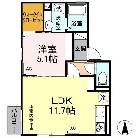 同じ建物の物件間取り写真 - ID:209005588999