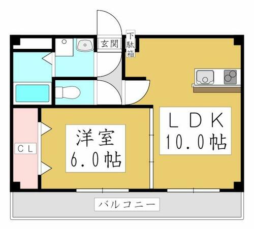 同じ建物の物件間取り写真 - ID:211047366749