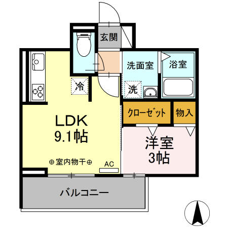 同じ建物の物件間取り写真 - ID:222016614912