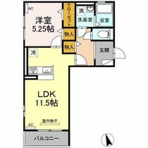 愛知県岡崎市井田町字茨坪（賃貸アパート1LDK・1階・44.17㎡） その2