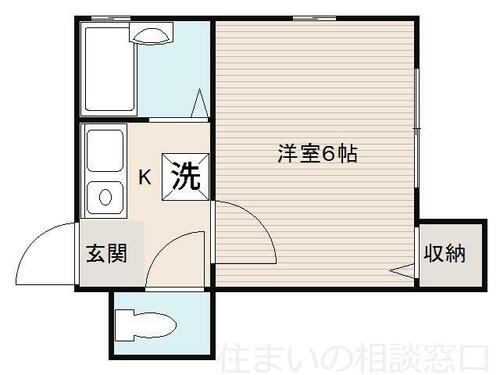 愛知県岡崎市大門３丁目（アパート）の賃貸物件の間取り