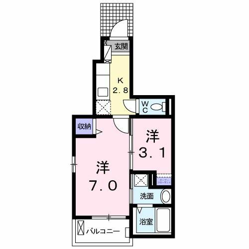 カーサベニーレD_間取り_0