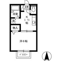 プランティオⅠ 206 ｜ 静岡県焼津市小柳津（賃貸アパート1K・2階・23.40㎡） その2