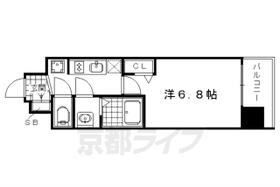 京都府京都市上京区出水通千本東入尼ケ崎横町（賃貸マンション1K・3階・22.80㎡） その2