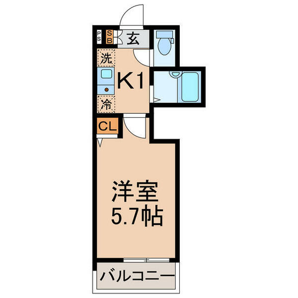 神奈川県横浜市西区東久保町(賃貸アパート1K・1階・18.20㎡)の写真 その2