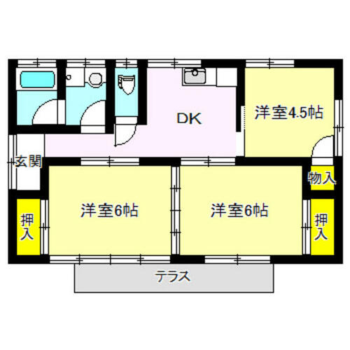 同じ建物の物件間取り写真 - ID:210002675954