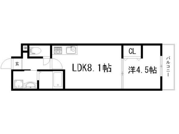 サクシード丹波橋｜京都府京都市伏見区桃山水野左近東町(賃貸マンション1LDK・4階・29.50㎡)の写真 その2