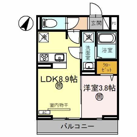 同じ建物の物件間取り写真 - ID:211046710825