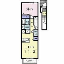 ガーデニアＫ・Ⅱ  ｜ 和歌山県和歌山市今福１丁目（賃貸アパート1LDK・2階・44.90㎡） その2