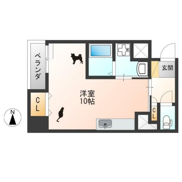 ＣＡＳＡ　Ｒｉｌａｓｓａｎｔｅ 203｜栃木県宇都宮市元今泉１丁目(賃貸マンション1R・2階・32.13㎡)の写真 その2