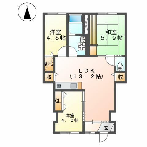 同じ建物の物件間取り写真 - ID:244003981359