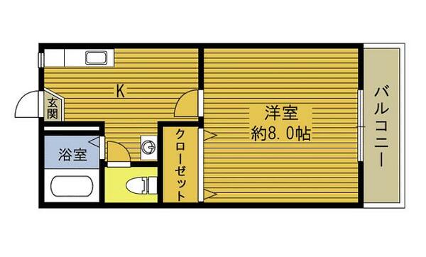 フローレンス海岸通りＡ 205｜大分県速見郡日出町大字豊岡(賃貸アパート1K・2階・25.73㎡)の写真 その2