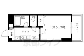 京都府京都市左京区一乗寺里ノ前町（賃貸マンション1K・2階・22.56㎡） その2